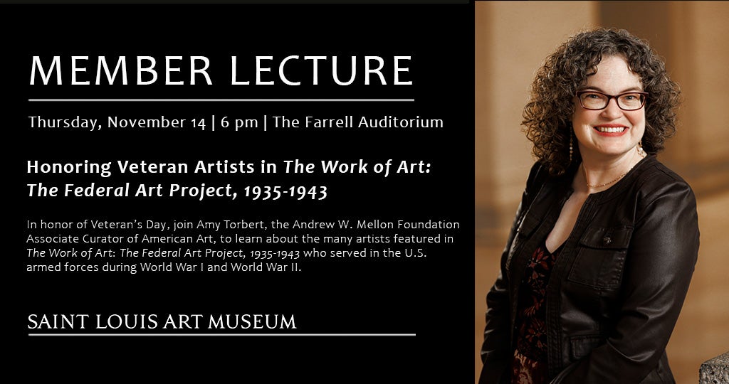 Member Lecture— Honoring Veteran Artists in The Work of Art: The Federal Art Project, 1935-1943  